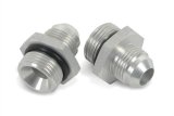 Earl's Performance AN to Straight Cut O-Ring Fittings 585108ERL Fitting, Adapter, Cut, Straight, Aluminum, Natural, -8 AN, -10 AN, Pair thumbnail 2