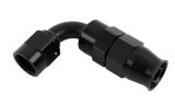 Earl's Performance UltraPro Hose Ends 629106ERL Ends, UltraPro, Reusable Swivel, 90 degree, -6 AN Size, Aluminum, Black Anodized, Each thumbnail 1