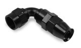 Earl's Performance UltraPro Hose Ends 629106ERL Ends, UltraPro, Reusable Swivel, 90 degree, -6 AN Size, Aluminum, Black Anodized, Each thumbnail 2