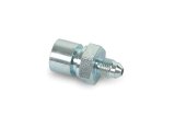 Earl's Performance Brake System Adapters 989549ERL Fitting, Brake, Male -3 AN to Female 7/16 in.- 24 Thread, Inverted Flare, Steel, Nickel Plated, Each thumbnail 3