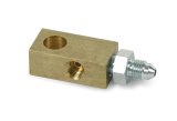 Earl's Performance Brake System Adapters 972054BERL Fitting, Adapter, Tee, 3/8-24 female on Both Runs, -3 AN Male on Branch, Each thumbnail 2