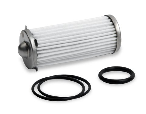 Earl's Performance Replacement Fuel Filter Elements 230617ERL Elements, Replacement, 10 microns, Depth Media, O-rings, for 230610ERL, Flex, Gas, Kit
