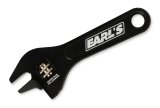 Earl's Performance AN Adjustable Wrenches 230350ERL Wrench, Adjustable, Aluminum, Black Anodized, 5.500 oz., -3 to --8 AN, Each thumbnail 1