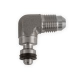 Earl's Performance Clutch Adapter Fittings LS641002ERL Quick Disconnect, Fitting, Early Model Style, GM, Jeep, Mopar, Male -4 AN, 90 Degree, Stainless, Natural, Each thumbnail 3