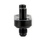 Earl's Performance Transmission Cooler Line Adapters 1128ERL Adapter, Billet Aluminum, Black Anodized, 6AN, 6L80, 6L90, 8L90E, Each thumbnail 3