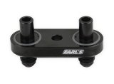Earl's Performance Transmission Cooler Line Adapters 1128ERL Adapter, Billet Aluminum, Black Anodized, 6AN, 6L80, 6L90, 8L90E, Each thumbnail 5