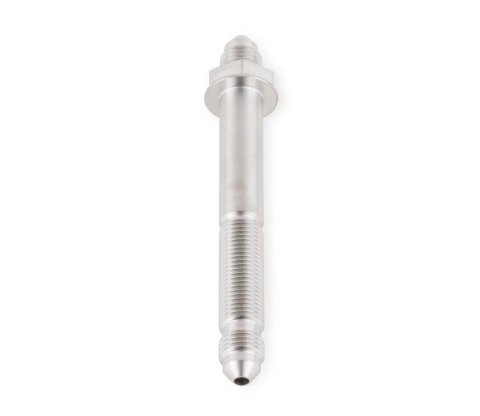 Earl's Performance Bulkhead Adapter Fittings SS983504ERL Fitting, Union, Straight, -4 AN, 3.650 in. Length, Through Frame Style, Natural, Stainless Steel, Each thumbnail 1