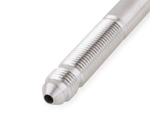 Earl's Performance Bulkhead Adapter Fittings SS983504ERL Fitting, Union, Straight, -4 AN, 3.650 in. Length, Through Frame Style, Natural, Stainless Steel, Each thumbnail 2