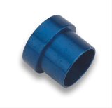 Earl's Performance Sleeves 581906ERL Fitting, Tube Sleeve, -6 AN, Aluminum, Blue Anodized, Pair thumbnail 1