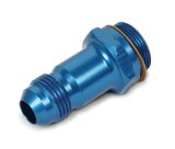 Earl's Performance Carburetor Inlet Fittings 991948ERL Fitting, Inlet, -8 AN Hose End to 7/8-20 in. Male Thread, Aluminum, Blue, Each thumbnail 3