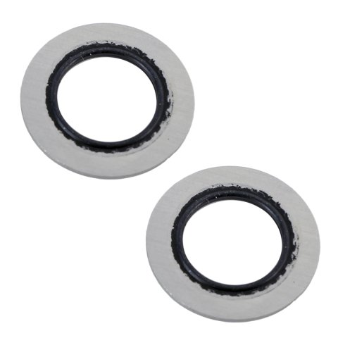 Earl's Performance Stat-O-Seals 178014ERL Washers, Stat-O-Seal, -10 AN, Aluminum with O-Ring, Pair
