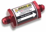Earl's Performance Inline 85 Microns Fuel Filter with -10 AN Inlet Size 230210ERL Filter, Mount, Red, Microns, Male Inlet/Outlet, Each thumbnail 2