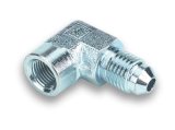 Earl's Performance Reducers 968604ERL Fitting, Adapter, AN to NPT, 90 Degree, Steel, Zinc, -4 AN, 1/8 in. NPT, Each thumbnail 3