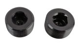 Earl's Performance Plugs AT593204ERL Fitting, Plug, 3/8 in. NPT, Male Thread, Aluminum, Black Anodized, Pair thumbnail 2