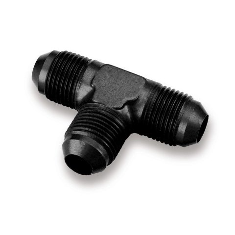 Earl's Performance Tee Adapter Fittings AT982408ERL Fitting, Adapter, Aluminum, Black Anodized, Each