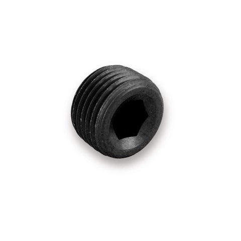 Earl's Performance Plugs AT993205ERL Fitting, Plug, 1/2 in. NPT, Male Thread, Aluminum, Black Anodized, Each thumbnail 2