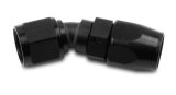 Earl's Performance Swivel-Seal Hose Ends AT803106ERL End, Swivel-Seal, 30 Degree, -6 AN Female Thread, Aluminum, Black Anodized, Each thumbnail 1