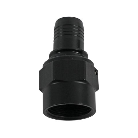 Earl's Performance UltraPro Hose Ends 680110ERL Ends, UltraPro, Crimp Non-swivel, Straight, -10 AN Size, Aluminum, Black Anodized, Each