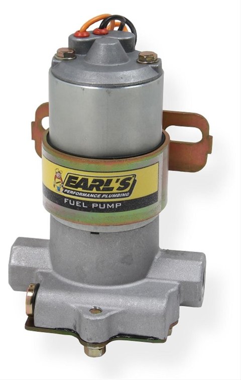 Earl's Performance Fuel Pumps 128151ERL Pump, Electric, Rotor, Vane, External, Aluminum, Universal, Each thumbnail 3