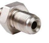 Earl's Performance AN to Metric Adapter Fittings 592053ERL Fitting, Adapter, Threads, Straight, Steel, Nickel Plated, -3 AN, M12 x 1.0, Pair thumbnail 2