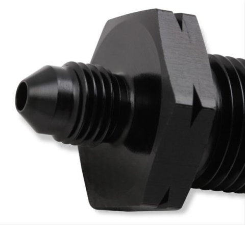 Earl's Performance LS Oil Pressure Gauge Adapter Fittings AT9919BFJERL Fitting, Adapter, AN to Metric Threads, Straight, Aluminum, Black Anodized, -4 AN, M16 x 1.5, Each thumbnail 3