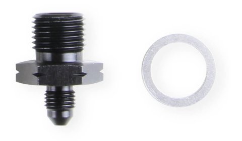 Earl's Performance LS Oil Pressure Gauge Adapter Fittings AT9919BFJERL Fitting, Adapter, AN to Metric Threads, Straight, Aluminum, Black Anodized, -4 AN, M16 x 1.5, Each thumbnail 5