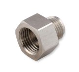 Earl's Performance Hardline Adapters 00112ERL Fitting, Reducer, Inverted Flare to Inverted Flare, Straight, Stainless Steel, Natural, 1/2-20 in. Male, 9/16-18 in. Female, Each thumbnail 4