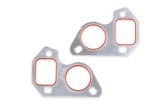 Earl's Performance Electric Water Pump Block Adapters LS0022ERL Port Adapters, Billet Aluminum, Black Anodized, Four -12AN Female Ports, Gaskets, Bolts, Chevrolet, LS, Pair thumbnail 2