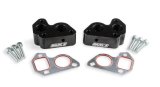 Earl's Performance Electric Water Pump Block Adapters LS0022ERL Port Adapters, Billet Aluminum, Black Anodized, Four -12AN Female Ports, Gaskets, Bolts, Chevrolet, LS, Pair thumbnail 5
