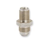 Earl's Performance AN to Inverted Flare Adapter Fittings 961946LERL Fitting, Adapter, Flare, Straight, Steel, Nickel Plated, -6 AN, 1/2-20 in. Flare, Each thumbnail 1