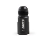 Earl's Performance Vapor Guard OEM Quick-Connect Fuel Rail Adapter Fittings 751186ERL Fitting, Push-On EFI, Straight, Male -10 AN, Female Quick-Connect, Threaded Cap, 1/2 in., Black Anodized, Each thumbnail 1