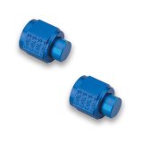 Earl's Performance AN Caps 592904ERL Fitting, Cap, -4 AN, Aluminum, Blue Anodized, Pair thumbnail 3