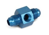 Earl's Performance Pressure Gauge Adapters 100192ERL Fitting, Adapter, Gauge, -6 AN Male to -6 AN Male, 1/8 in. NPT Port, Aluminum, Blue, Each thumbnail 2