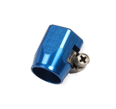 Earl's Performance Econ-O-Fit Hose Clamps 900206ERL Clamp, Econ-O-Fit, -6 AN, Stainless Clamp, Blue Aluminum Cover, 35/64 in. OD, Each thumbnail 1