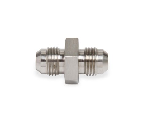 Earl's Performance Couplers SS981508ERL Fitting, Coupler, Union, AN to AN, Straight, Stainless Steel, Natural, -8 AN, -8 AN, Each