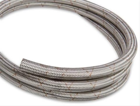 Earl's Performance Ultra-Flex 660 Hose -8 AN 10 ft. 661008ERL Hose, Ultra-Flex, Stainless Steel Braided, Natural, AN, Length, Each