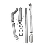MBRP Installer Series Exhaust Systems for 2003-2004 RAM 2500, 3500 - S6104AL System, Series, Turbo-Back, Steel, Passenger Side Exit, Aluminized, Polished Tip, Dodge, Pickup, Cummins, Kit thumbnail 1