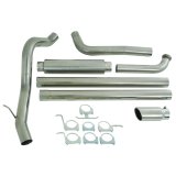 MBRP XP Series Exhaust Systems S6240409 System, Series, Turbo-Back, 409 Stainless Steel, Passenger Side Exit, Natural, Polished Tip, Ford, Cab & Chassis, Kit thumbnail 1