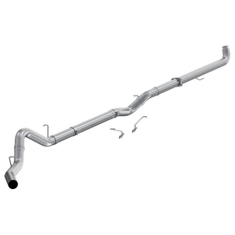 MBRP PLM Series Exhaust Systems S6005PLM System, Systems, Downpipe Back, No Muffler, Steel, Passenger Side Exit, Aluminized, 6.6L Duramax, Chevy, Kit thumbnail 2