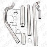 MBRP XP Series Exhaust Systems for 1994-1996 F-250, 1997 F-250 HD, 1994-1997 F-350 - S6218409 System, Series, Turbo-Back, 409 Stainless Steel, Passenger Side Exit, Natural, Polished Tip, Ford, Kit thumbnail 4