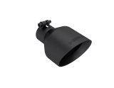 MBRP Performance Exhaust Tips T5203BLK Tail Pipe Tip, Black-Coated Tip 2.5" ID, 5" OD Out, 8" Length, Angle Cut, Dual Wall, Universal Universal thumbnail 1