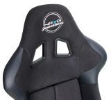 NRG FIA Competition Black Cloth Seat FRP-RS500M seat with Fabric, homologated, Free Driving Position thumbnail 1
