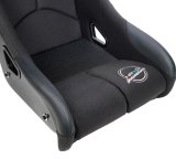 NRG FIA Competition Black Cloth Seat FRP-RS500M seat with Fabric, homologated, Free Driving Position thumbnail 2