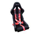 NRG Seat Belt 5-Point Harness SBH-R6PC PK Harness, Complete, 5-Point, Camlock, Pink, 3 in., Individual Shoulders, Pull Down, Bolt-In, Floor Mount, Each thumbnail 4