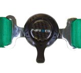 NRG Seat Belt 4-Point Harness SBH-4PCGN Harness, Complete, 4-Point, Camlock, Green, 2 in., Individual Shoulders, Pull Down, Bolt-In, Floor Mount, Each thumbnail 1