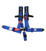 NRG Seat Belt 5-Point Harness SBH-R5PC BL Harness, Complete, 5-Point, Latch, Blue, 3 in., Individual Shoulders, Pull Down, Bolt-In, Floor Mount, Each thumbnail 4