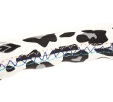 NRG Savage Inspired Steering Wheels RST-036MB-SV-WT Wheel, Inspired, 350mm, 3 in. Dish, White Microfiber Grip, Matte black Spoke, Blue Stitching, Each thumbnail 5