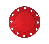 NRG Round Flush Horn Delete Plates STR-150RD Plate Fitting- Red thumbnail 3