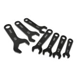 Russell AN Hose End Wrenches 750100 Wrench Kit, 7-Piece, Aluminum, Black, -4 through -20 AN, Kit thumbnail 4