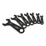 Russell AN Hose End Wrenches 750100 Wrench Kit, 7-Piece, Aluminum, Black, -4 through -20 AN, Kit thumbnail 5